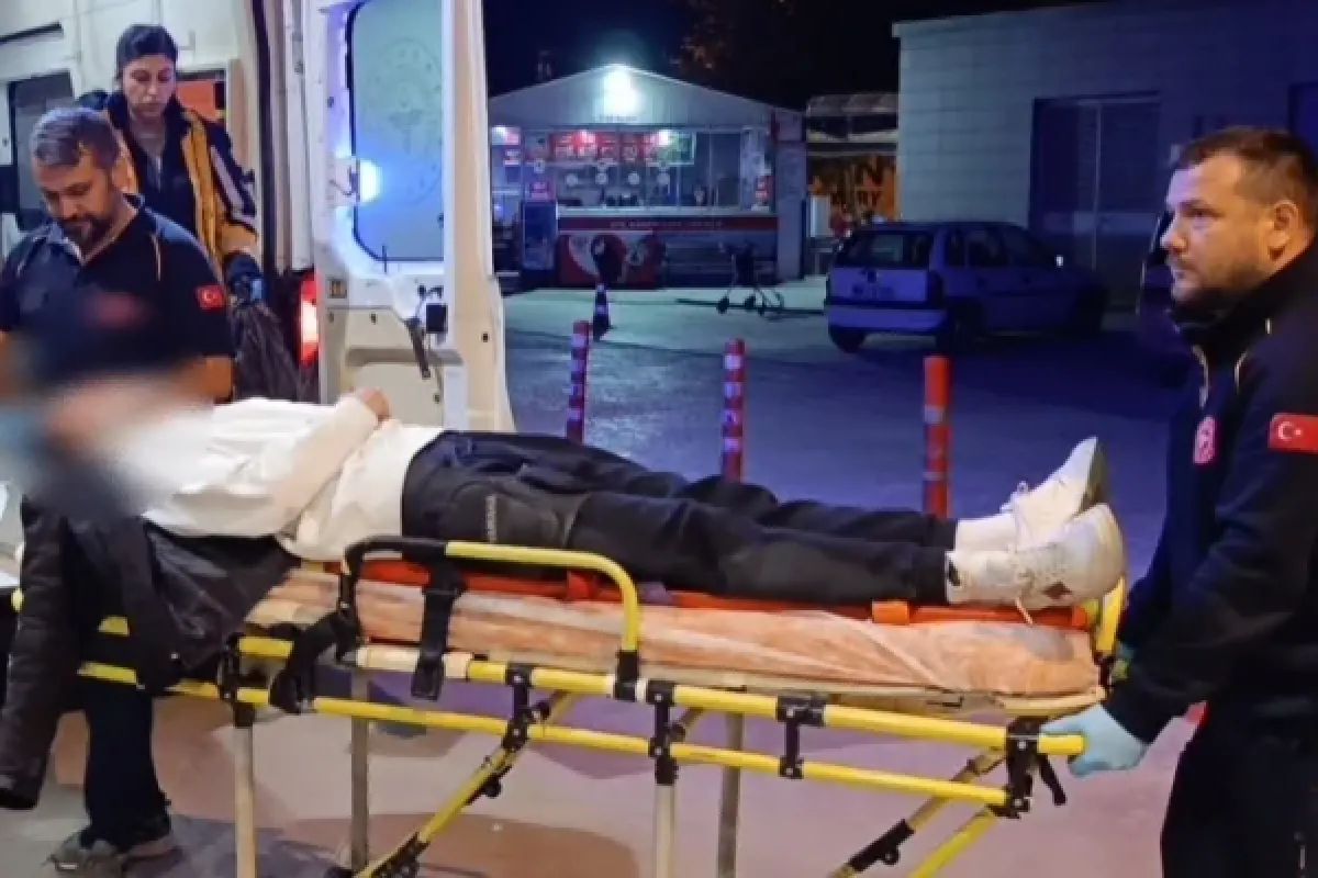 Moto kurye hastanelik oldu!