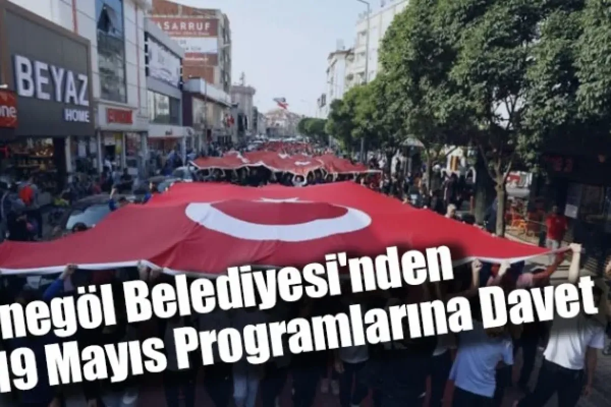 İnegöl Belediyesi'nden 19 Mayıs Programlarına Davet