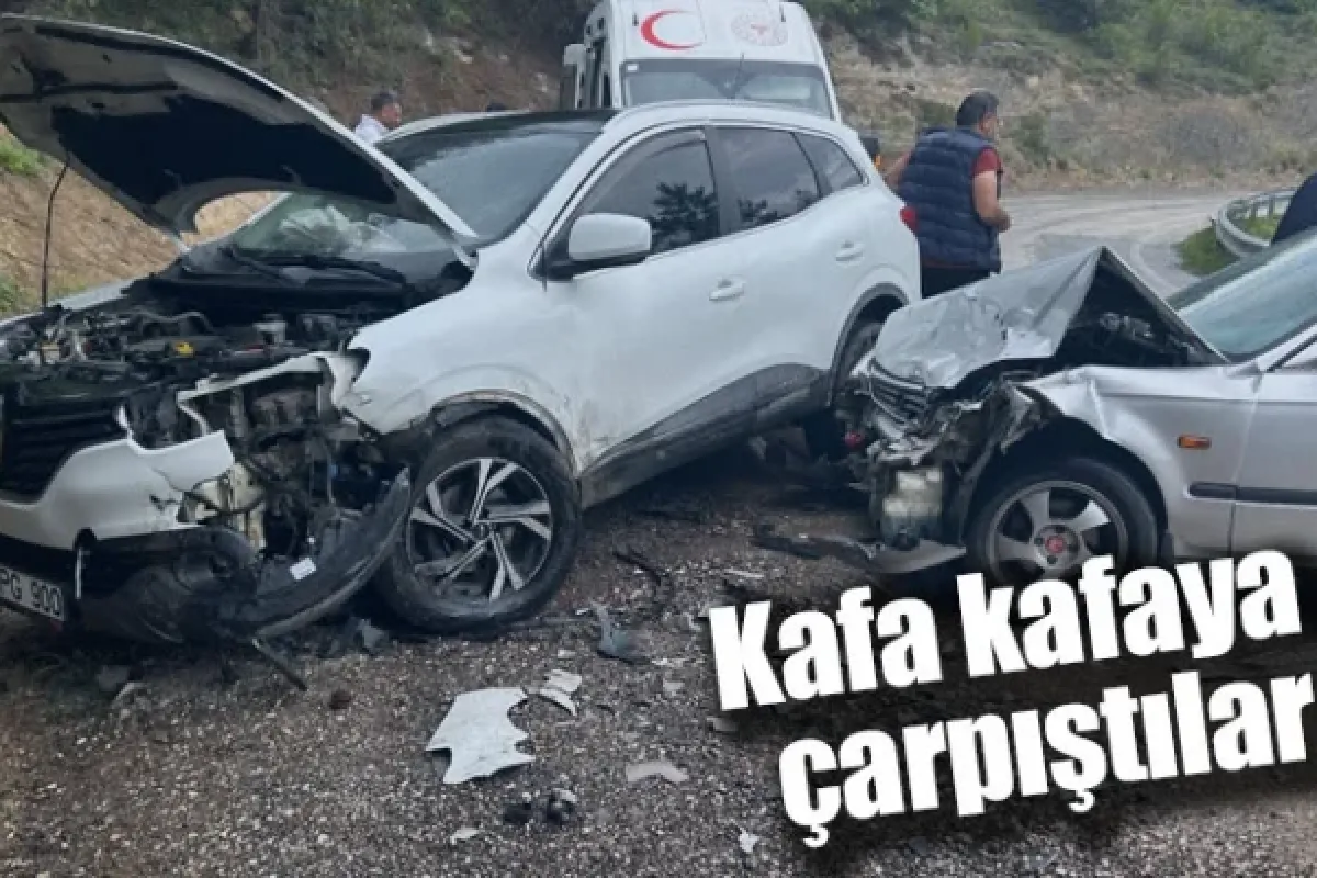 Kafa kafaya çarpıştılar