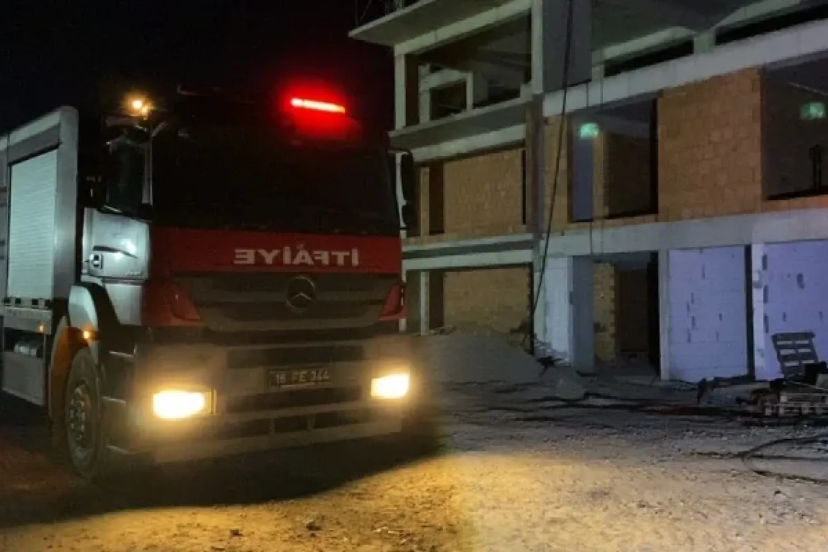 İnegöl'de korkutan yangın