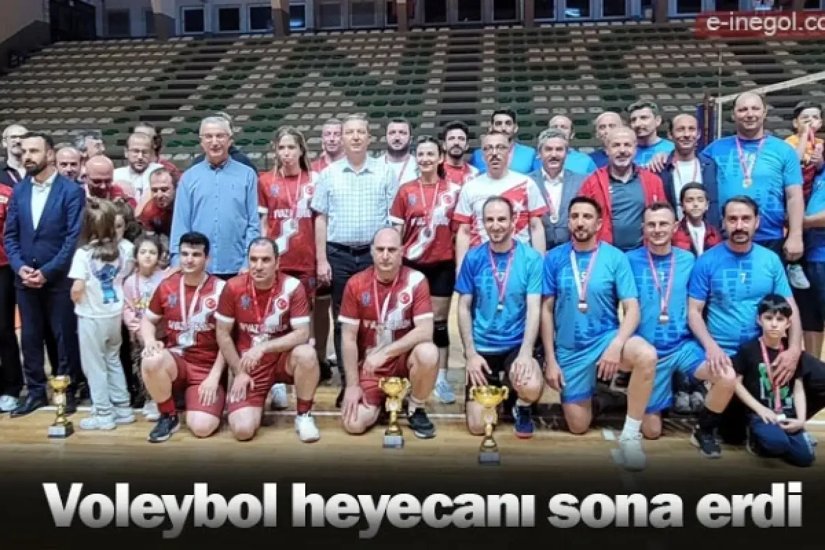 Voleybol heyecanı sona erdi