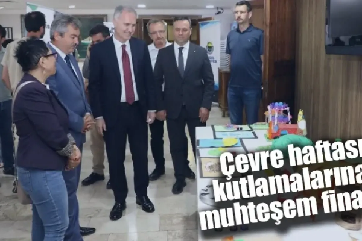 Çevre haftası kutlamalarına muhteşem final