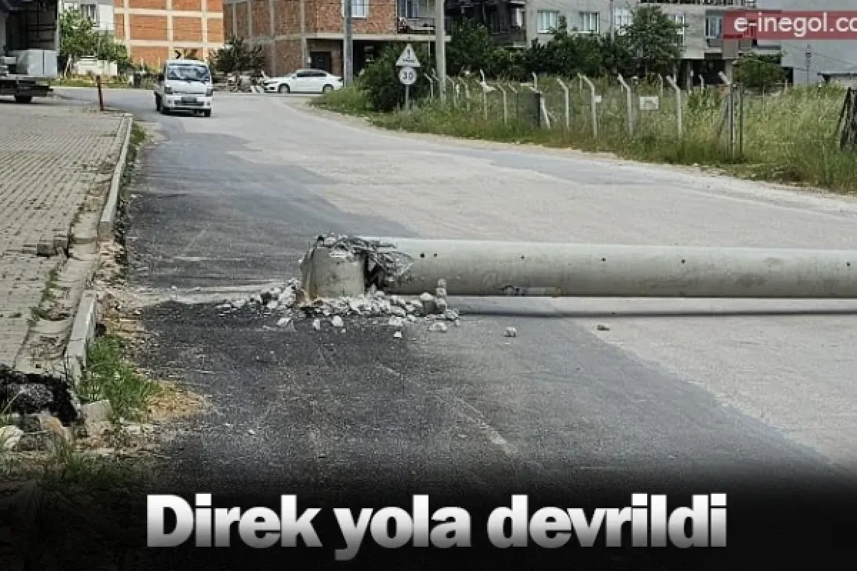 Direk yola devrildi