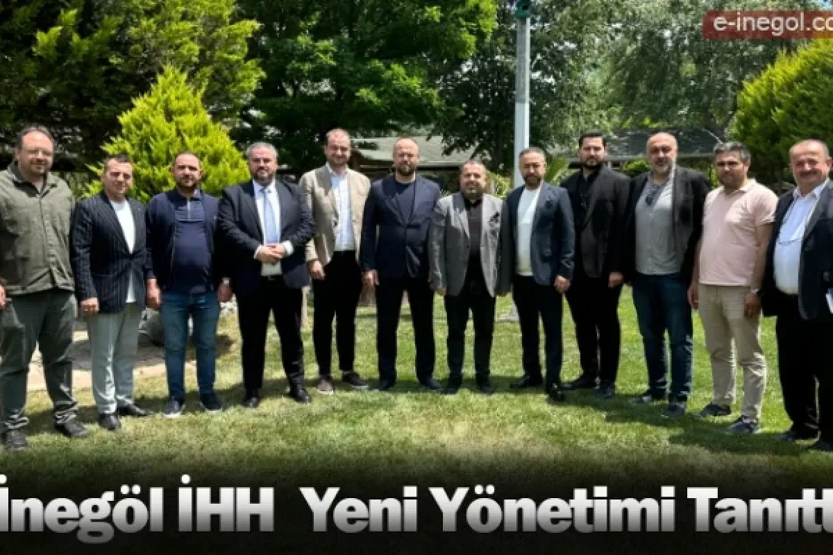 İnegöl İHH Yeni Yönetimi Tanıttı
