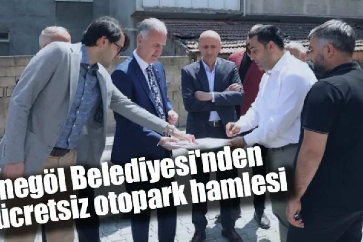 İnegöl Belediyesi'nden ücretsiz otopark hamlesi
