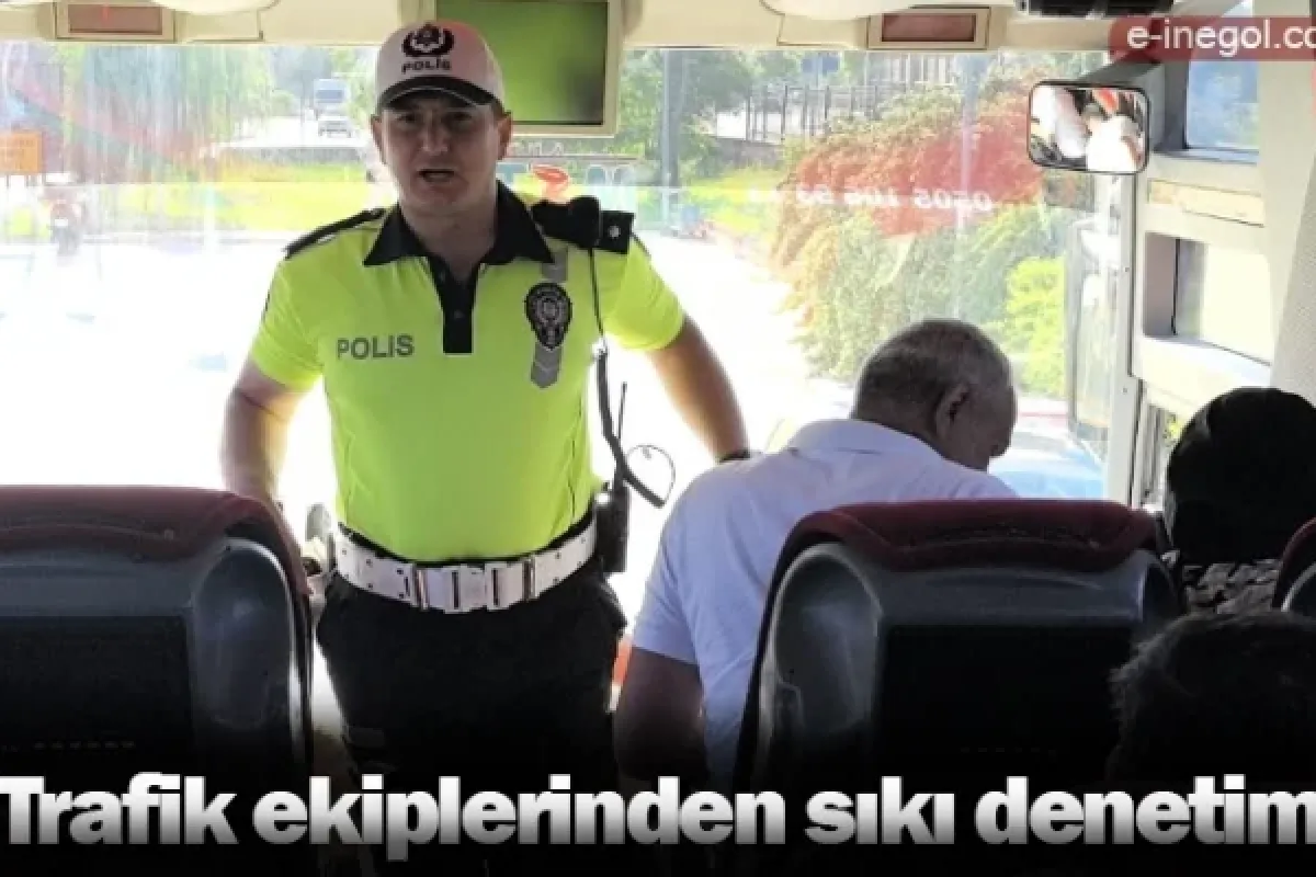 Trafik ekiplerinden sıkı denetim