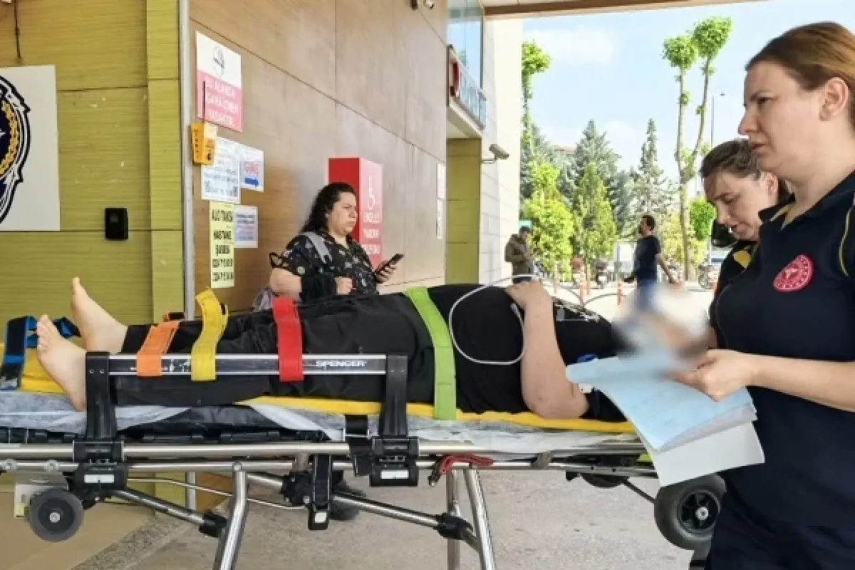 Motosiklet sürücüsü ağır yaralandı