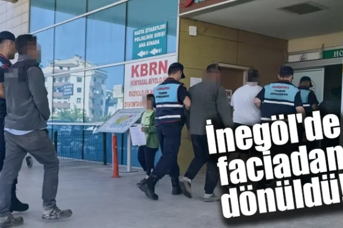 İnegöl'de faciadan dönüldü!