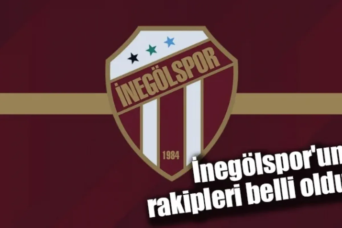 İnegölspor'un rakipleri belli oldu