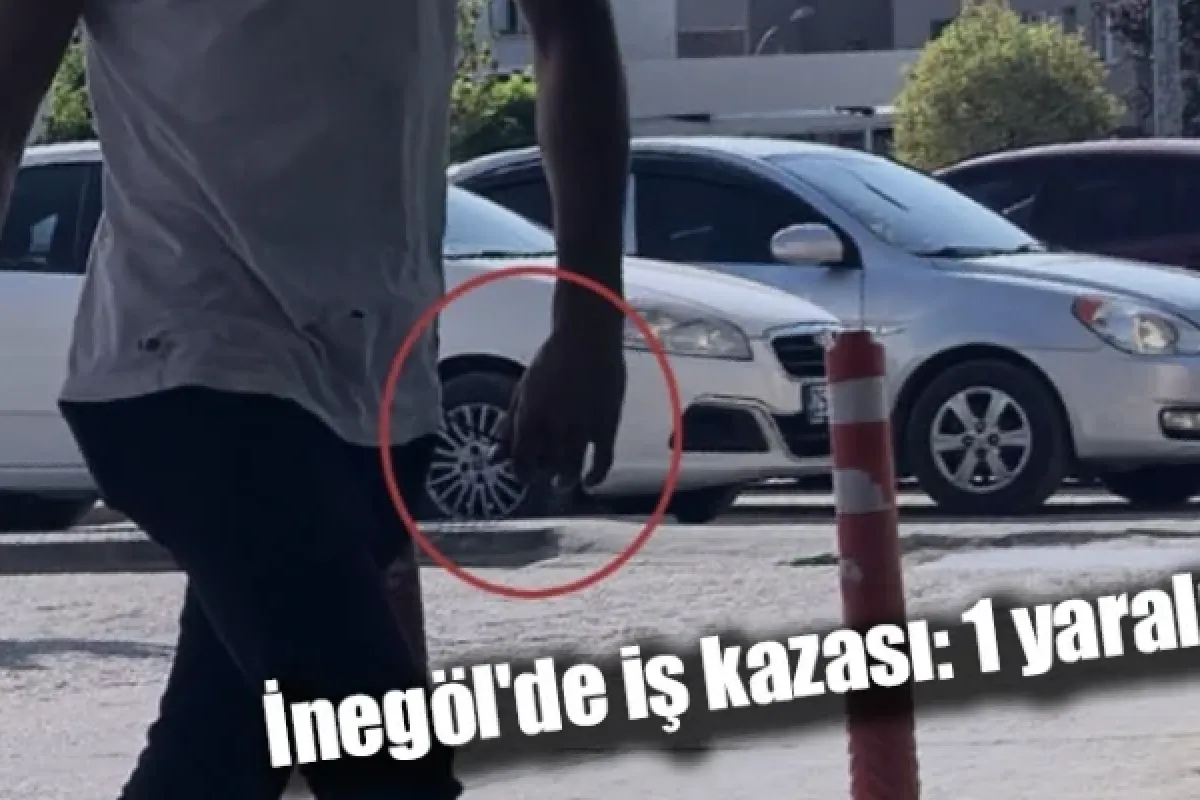 İnegöl'de iş kazası: 1 yaralı