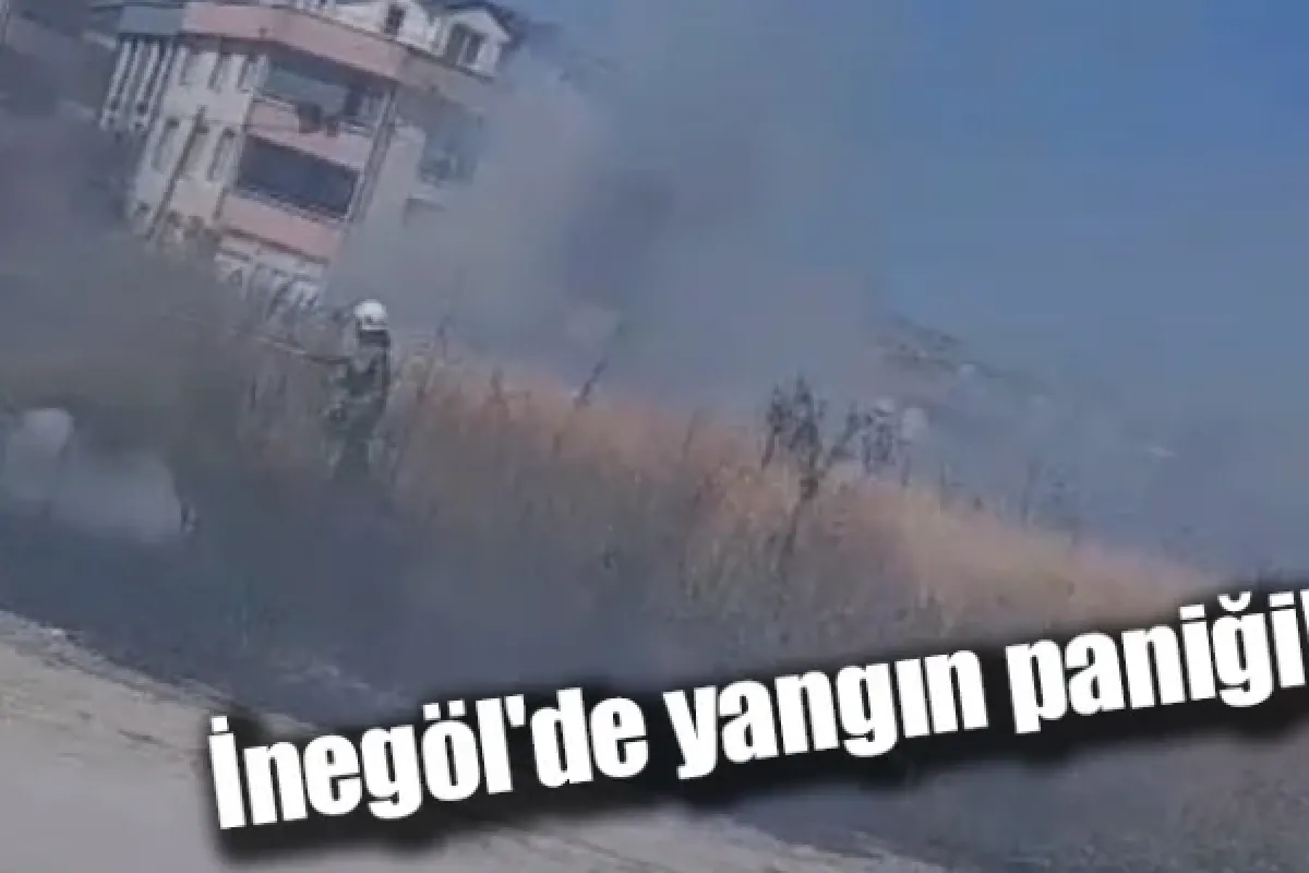 İnegöl'de yangın paniği!