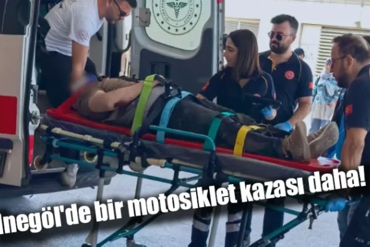 İnegöl'de bir motosiklet kazası daha!