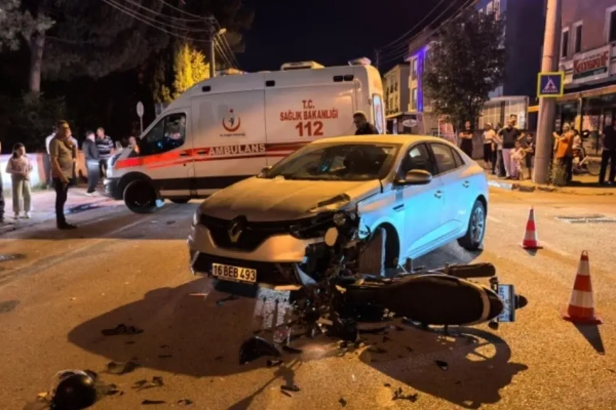 İnegöl'de feci kaza