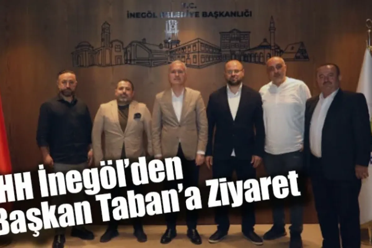 İHH İnegöl’den Başkan Taban’a Ziyaret
