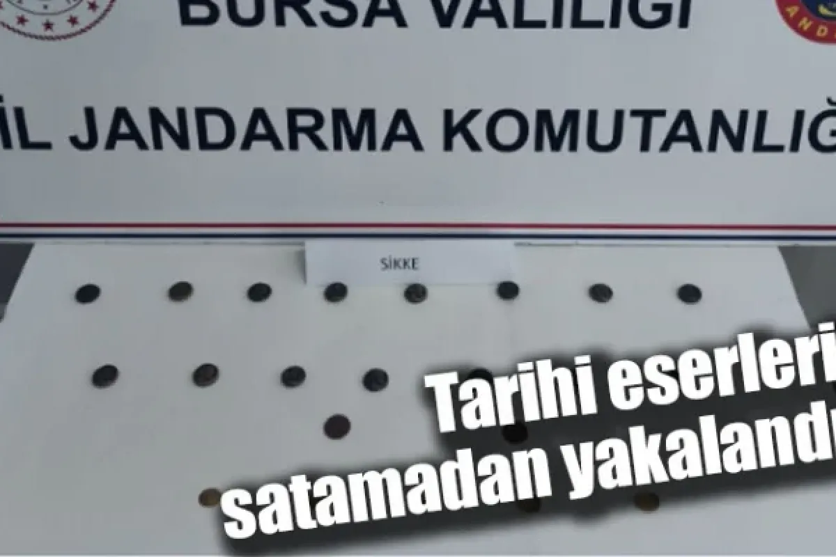 Tarihi eserleri satamadan yakalandı