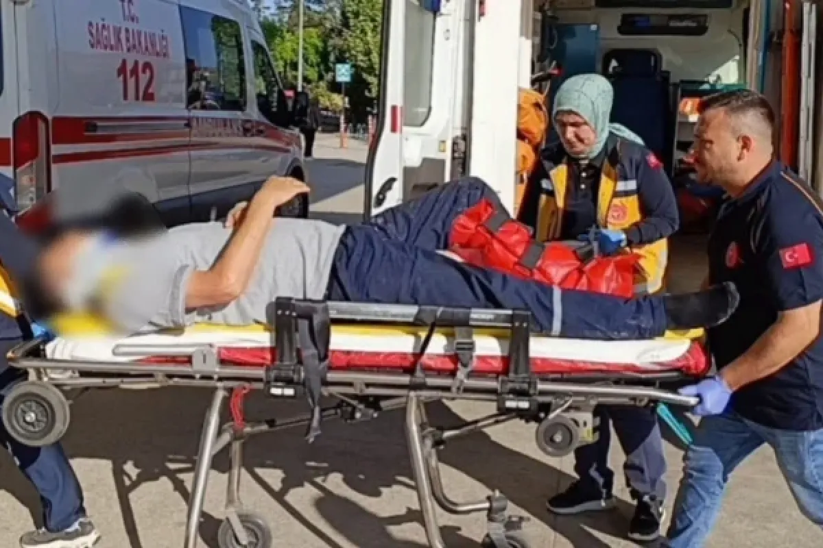 İnegöl'de iş kazası