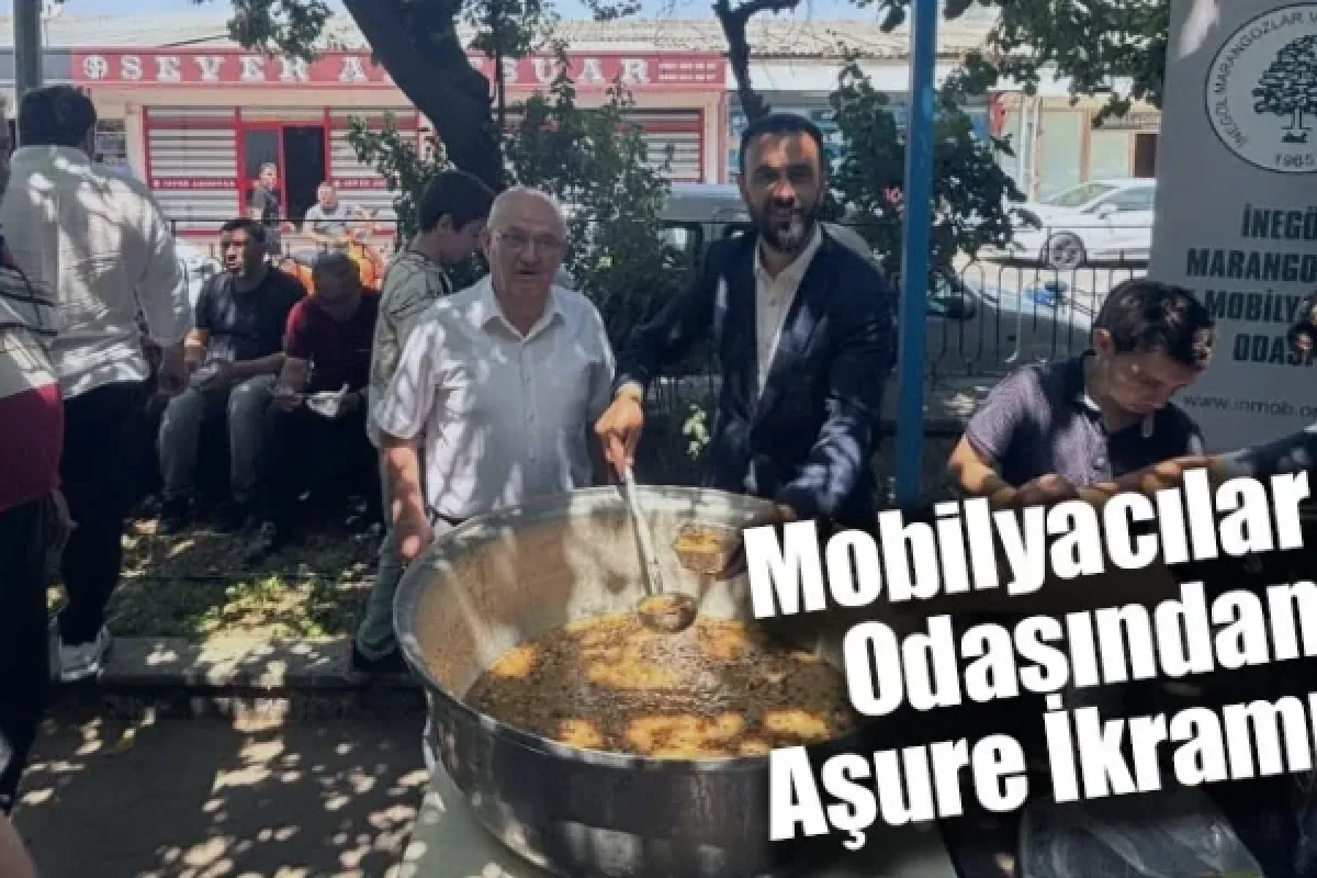 Mobilyacılar Odasından Aşure İkramı