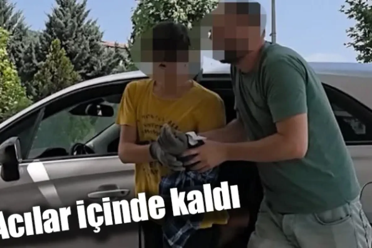 Acılar içinde kaldı