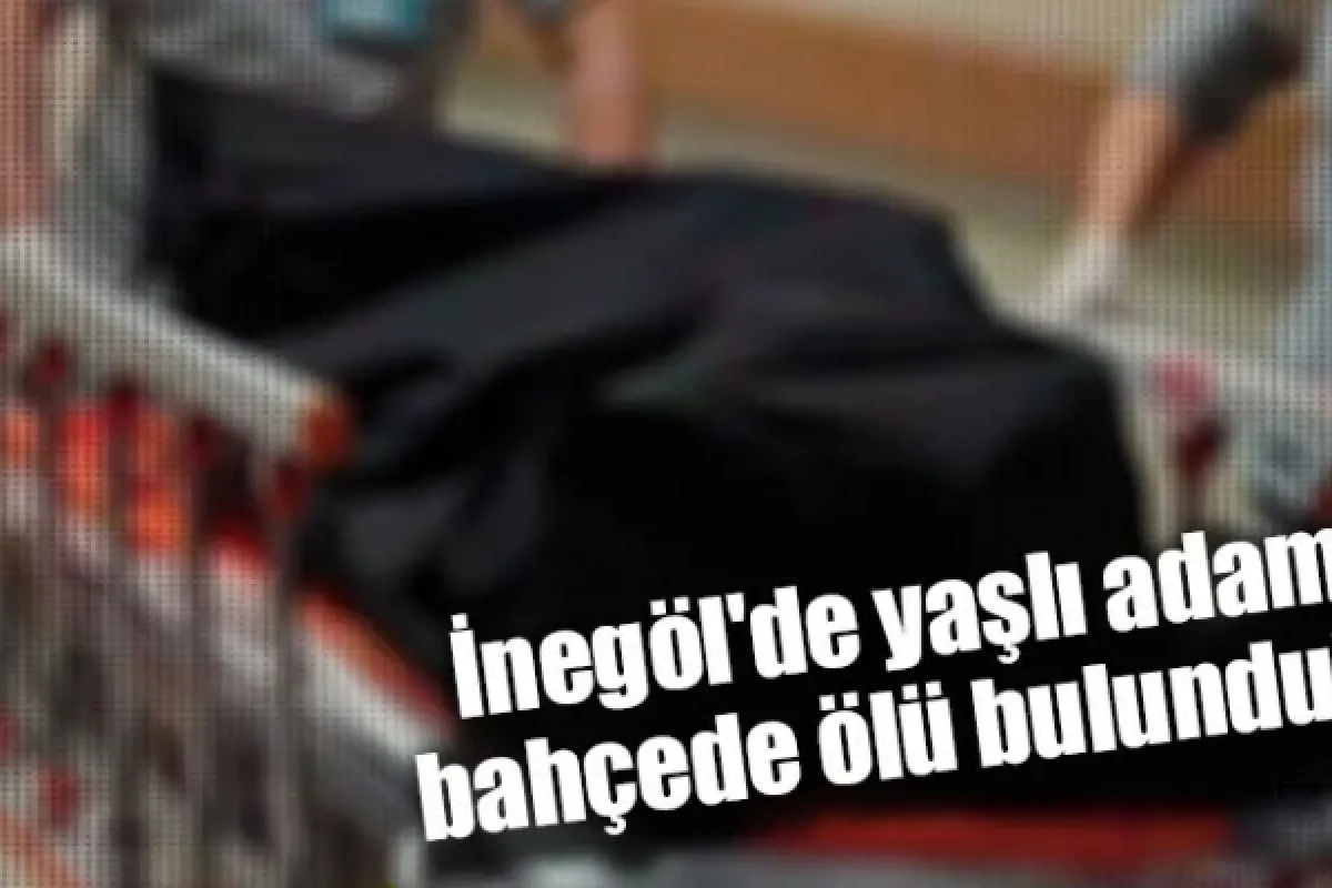 İnegöl'de yaşlı adam bahçede ölü bulundu!