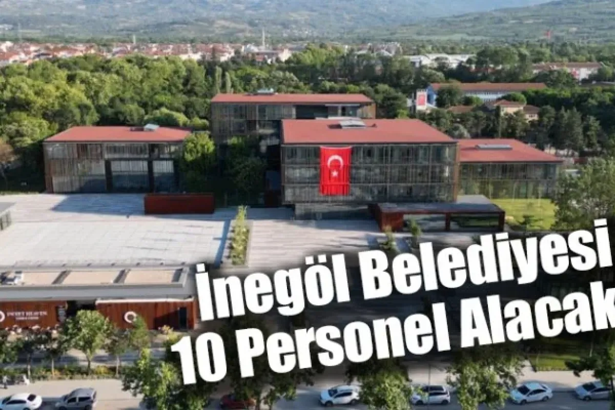 İnegöl Belediyesi 10 Personel Alacak