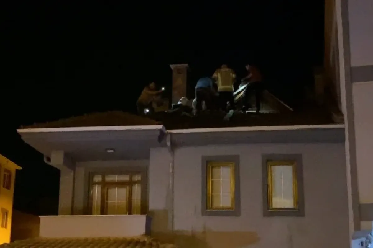 İnegöl'de korkutan yangın