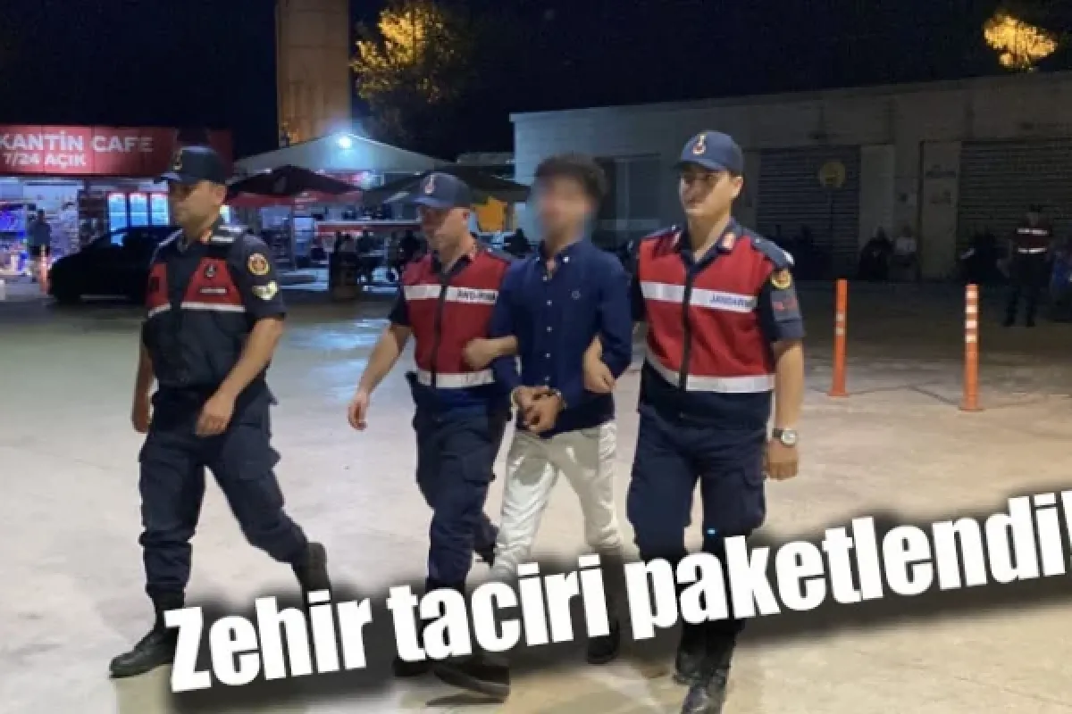 Zehir taciri paketlendi!
