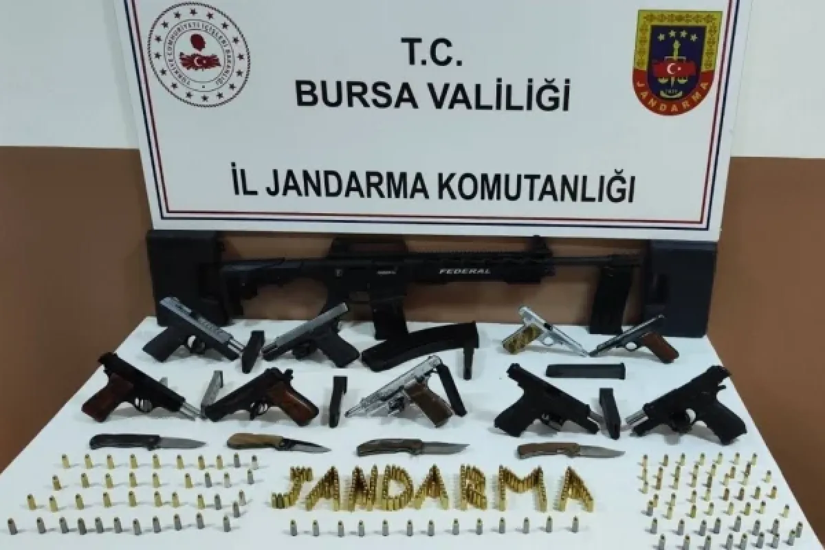 Cephanelik gibi araca jandarma operasyonu