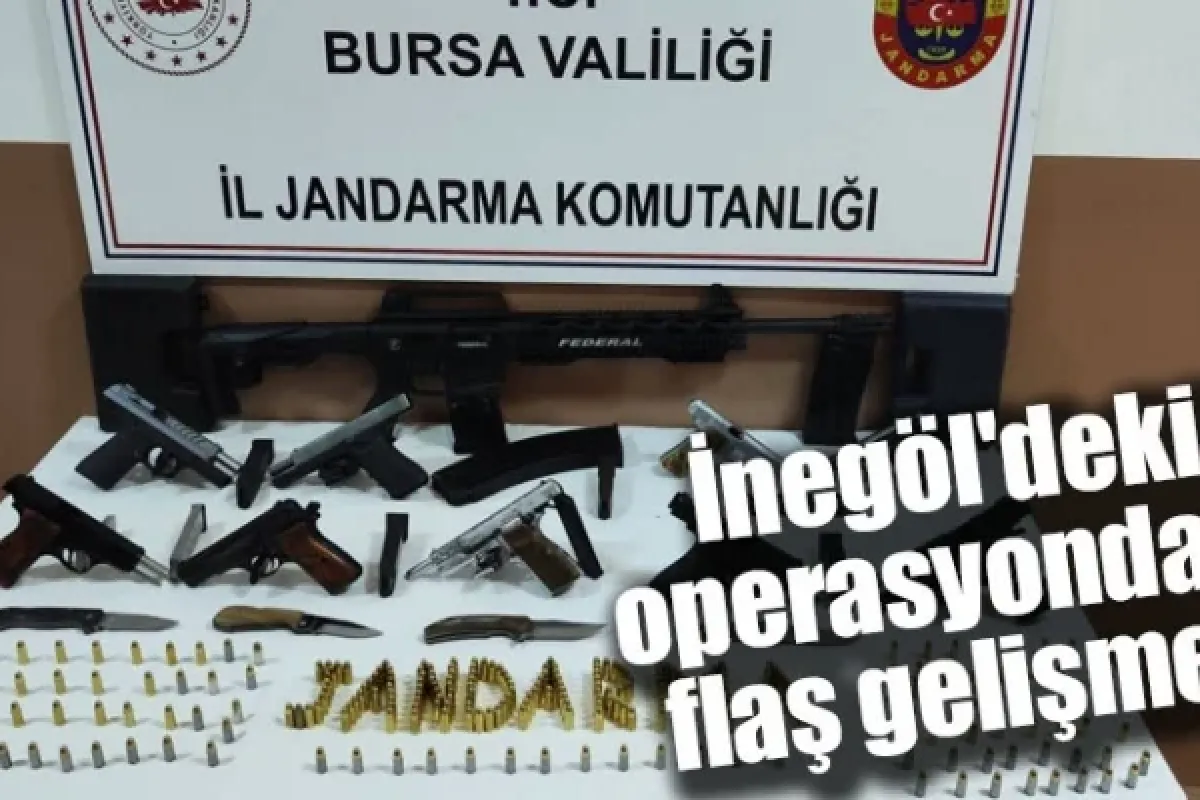İnegöl'deki operasyonda flaş gelişme