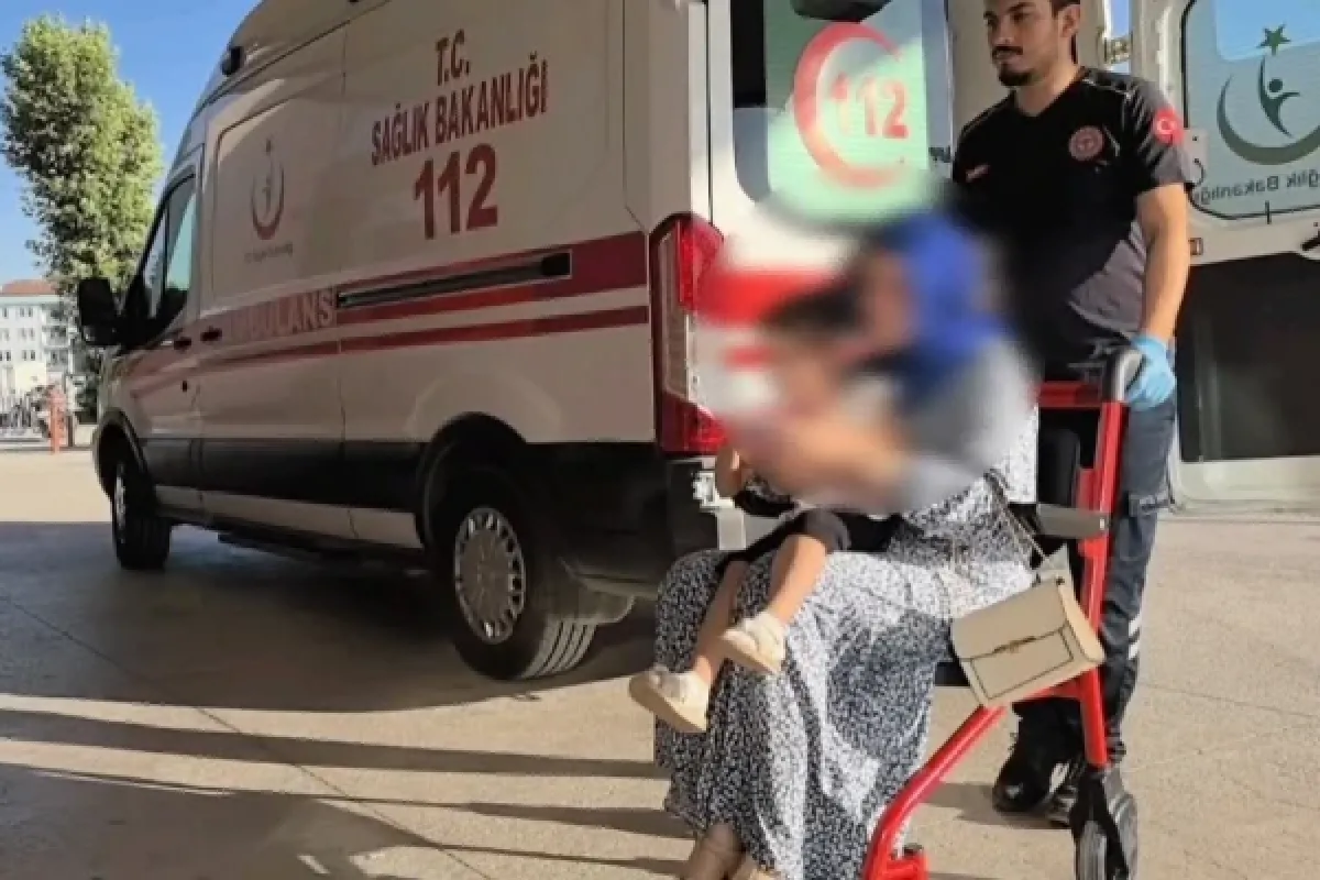 İnegöl'de korkutan kaza!