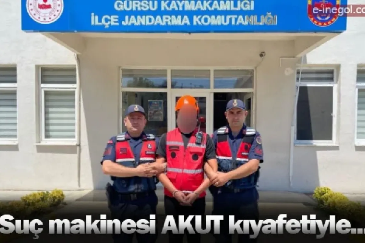 Suç makinesi AKUT kıyafetiyle...