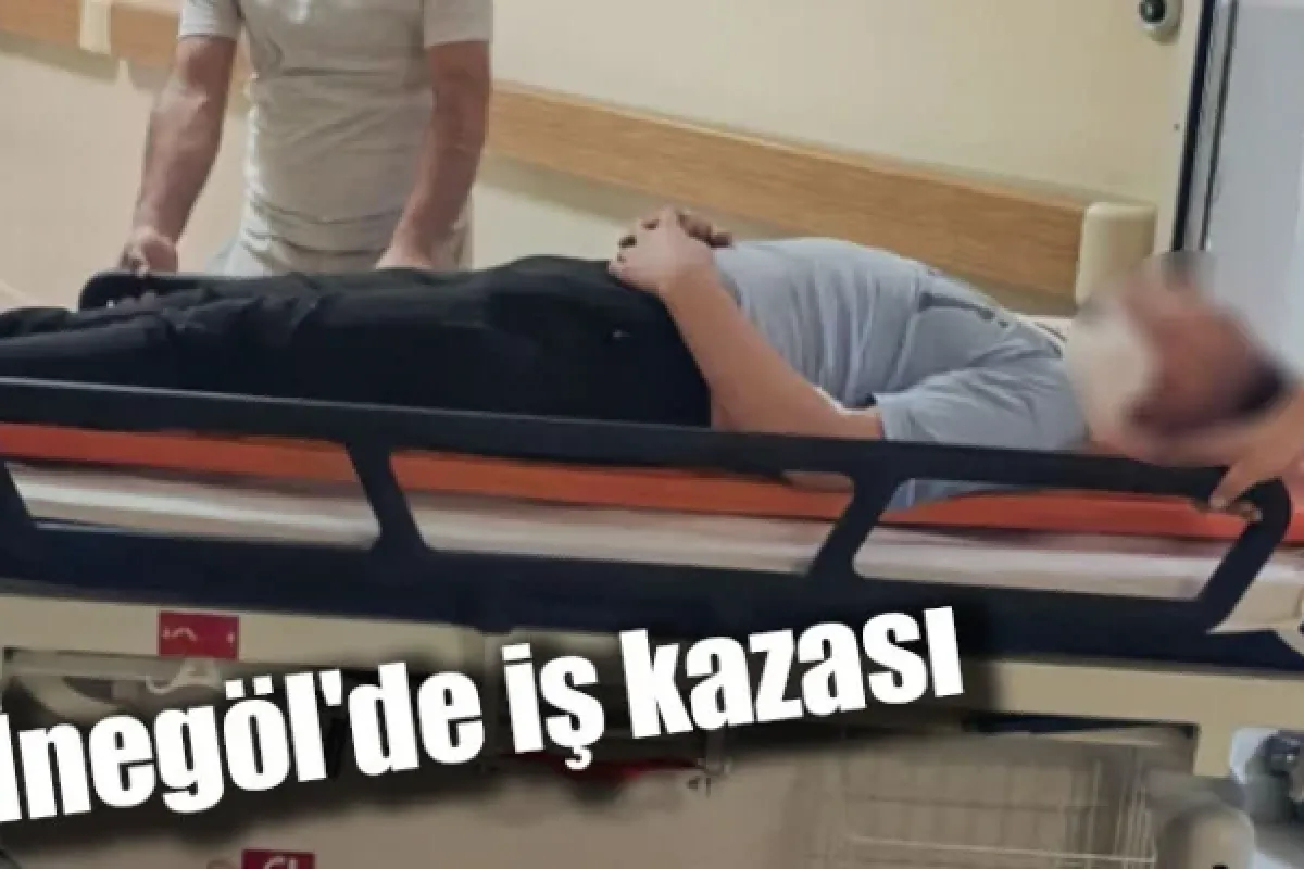 İnegöl'de iş kazası