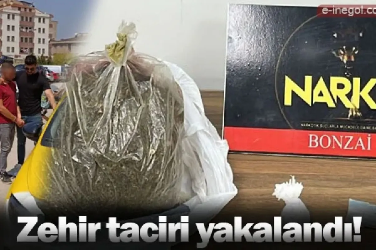 Zehir taciri yakalandı!