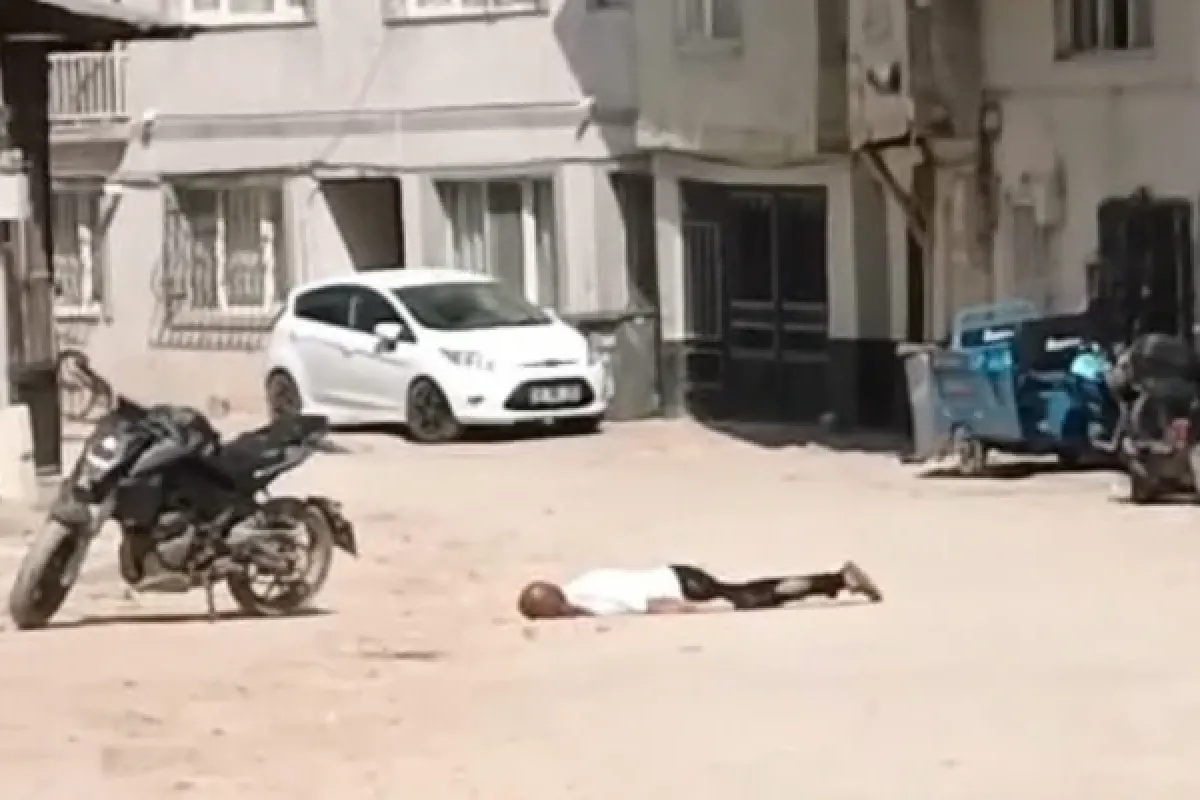 Bir anda yere yığıldı!
