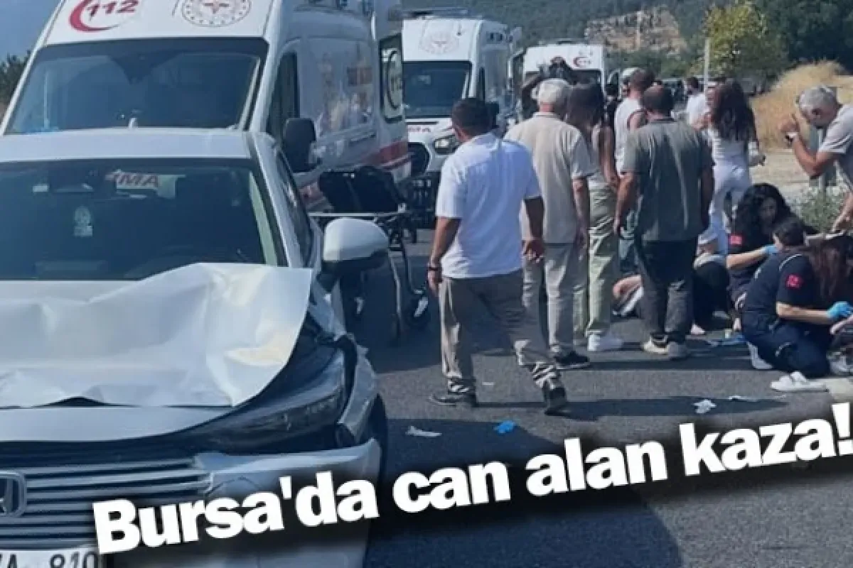 Bursa'da can alan kaza!