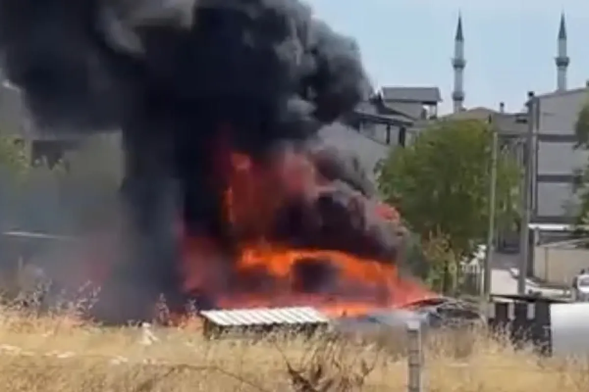 Korkutan yangın!