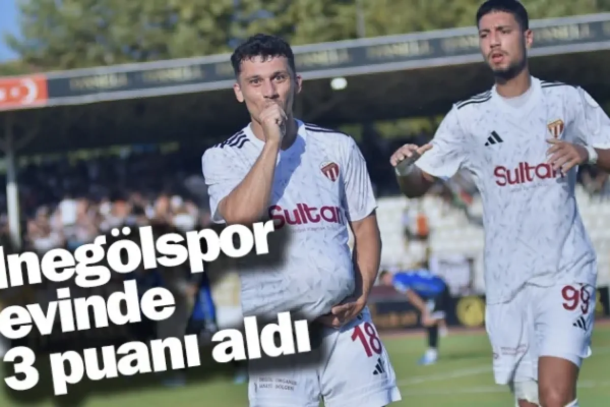 İnegölspor evinde 3 puanı aldı