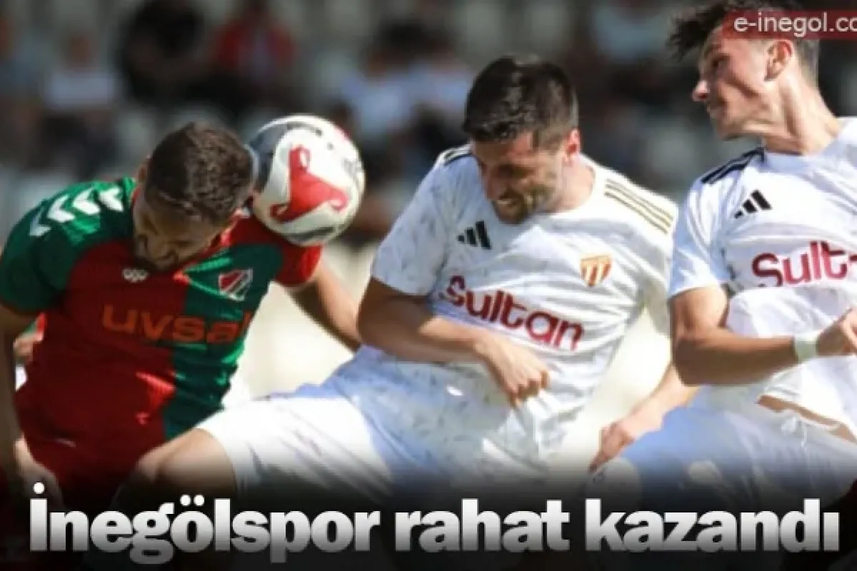 İnegölspor rahat kazandı
