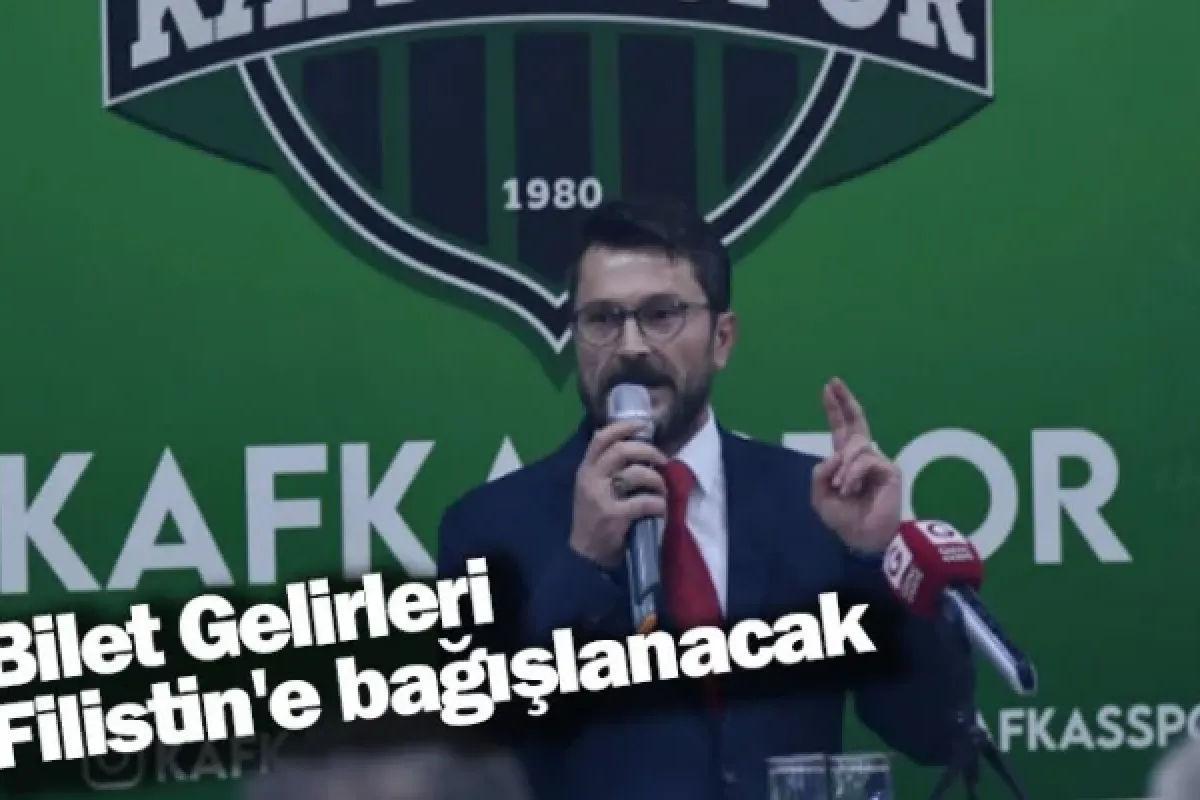Bilet Gelirleri Filistin'e bağışlanacak