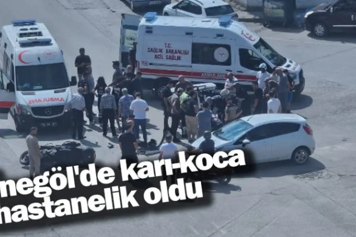 İnegöl'de karı-koca hastanelik oldu