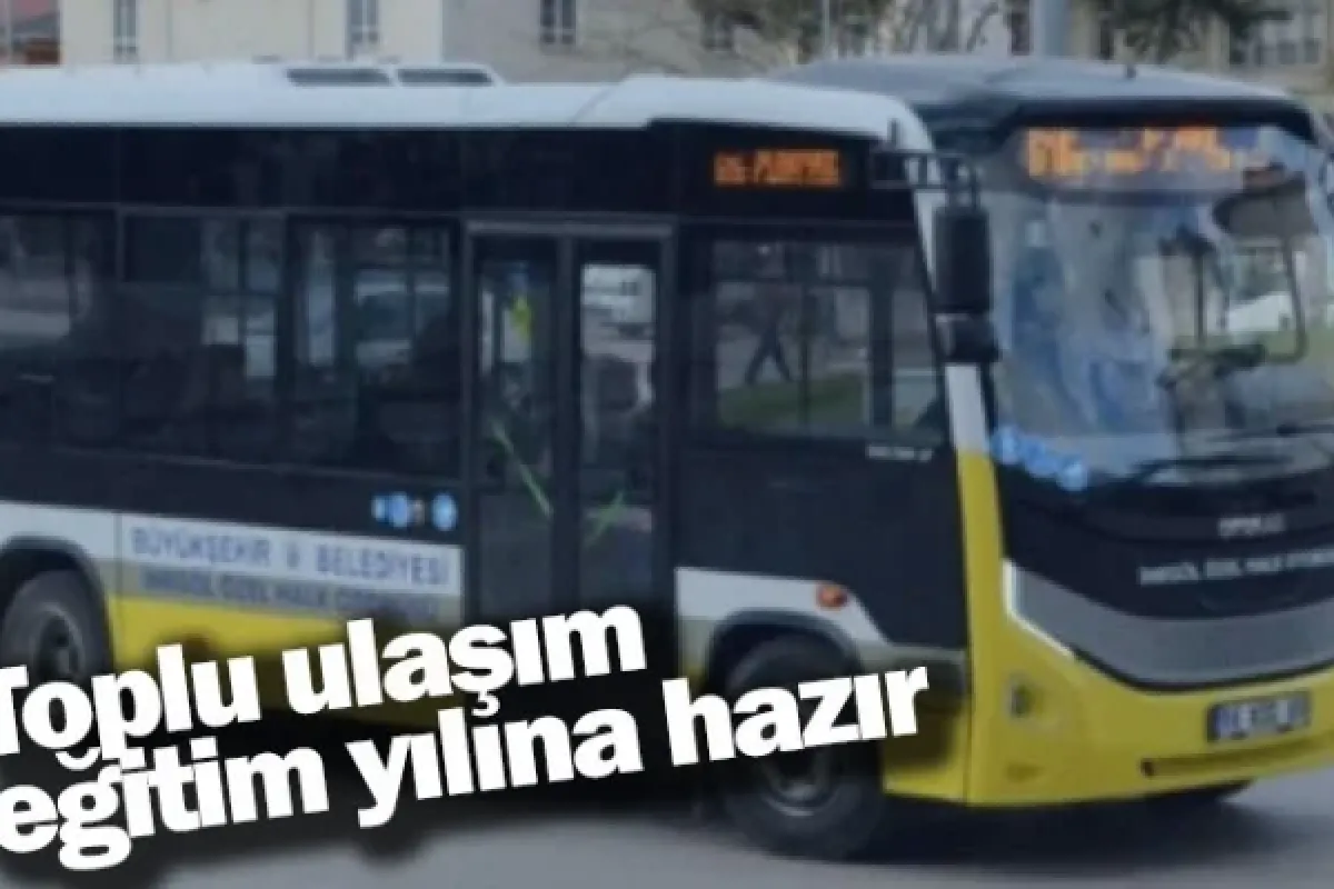 İnegöl’de toplu ulaşım eğitim yılına hazır