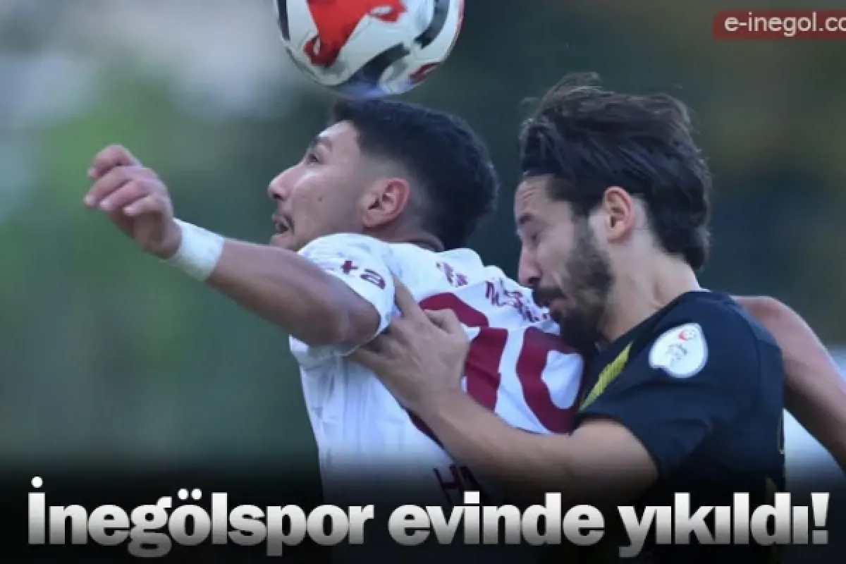 İnegölspor evinde yıkıldı!