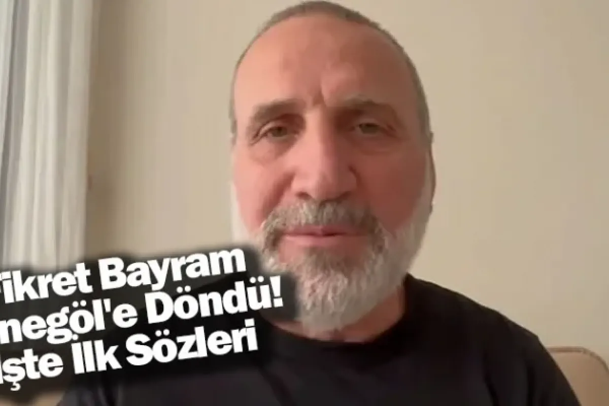Fikret Bayram İnegöl'e Döndü! İşte İlk Sözleri