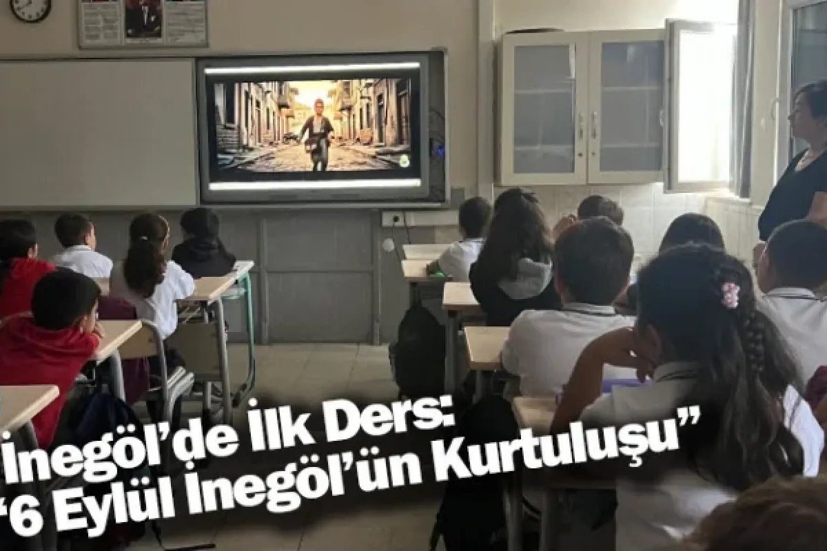 İnegöl’de İlk Ders: “6 Eylül İnegöl’ün Kurtuluşu”