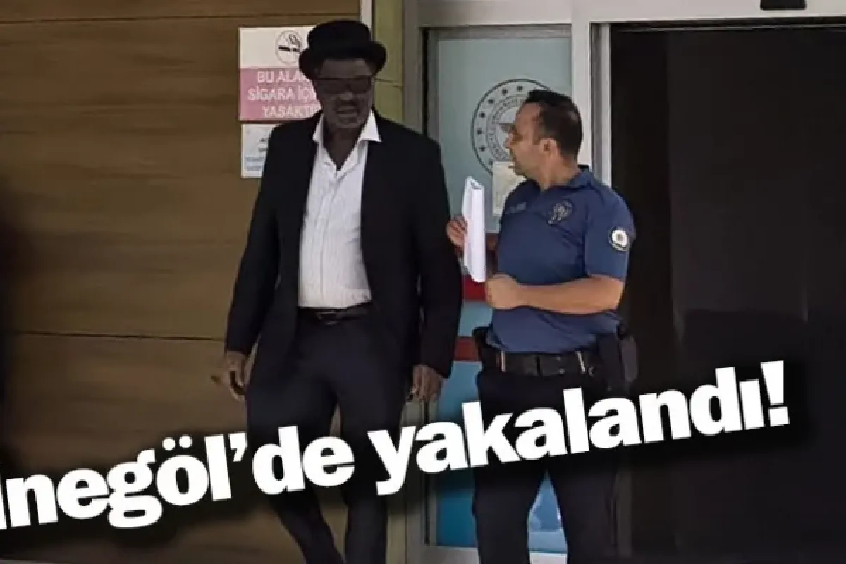 İnegöl'de yakalandı!