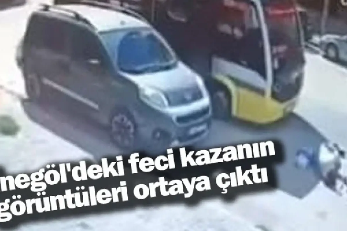 İnegöl'deki feci kazanın görüntüleri ortaya çıktı