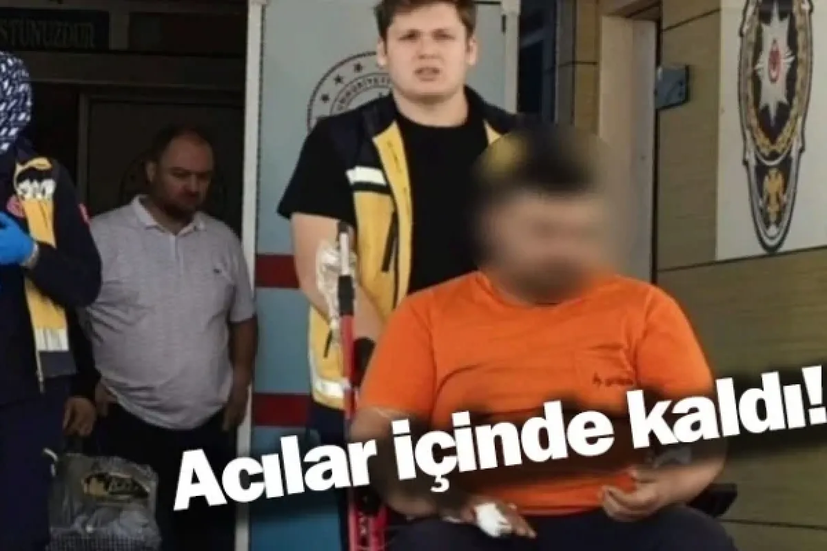 Acılar içinde kaldı!