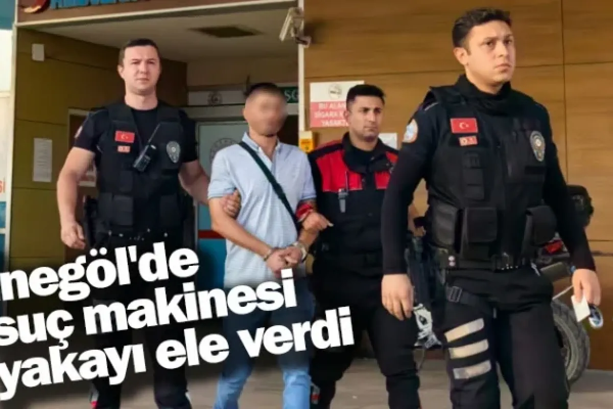 İnegöl'de suç makinesi yakayı ele verdi