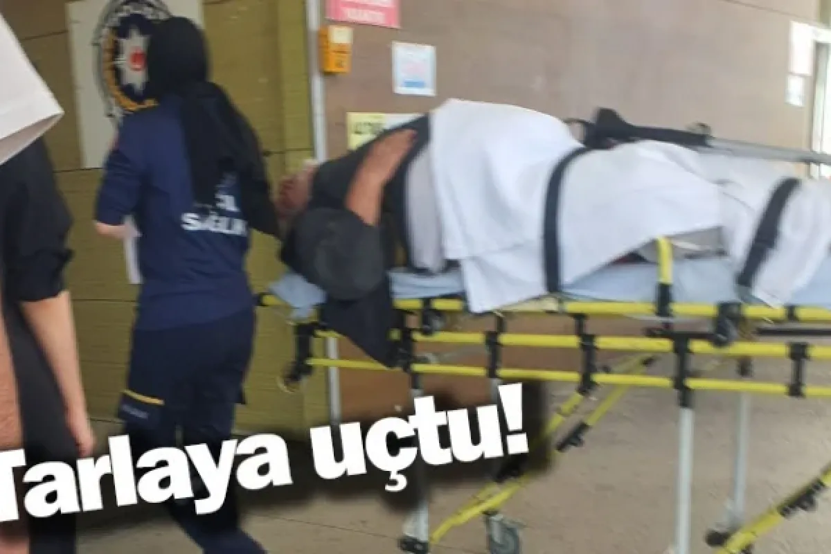 Tarlaya uçtu!