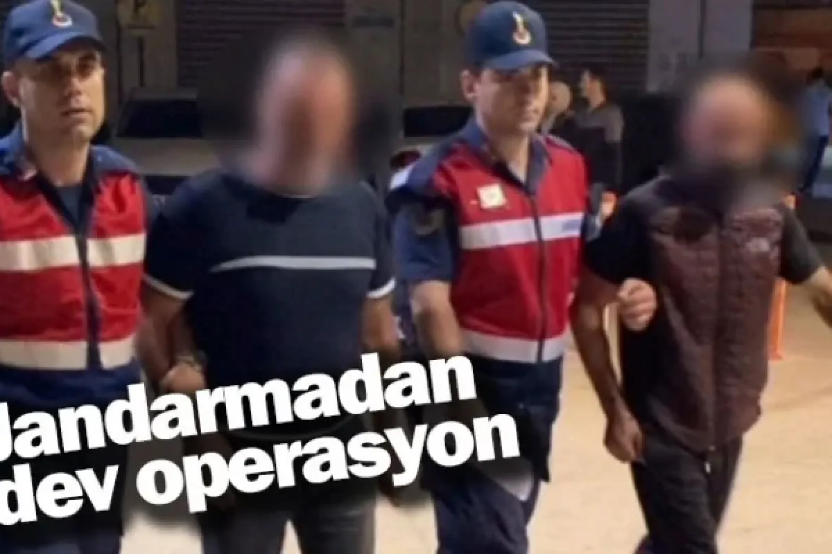 Jandarmadan dev operasyon