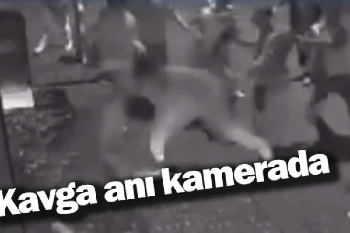 Kavga anı kamerada
